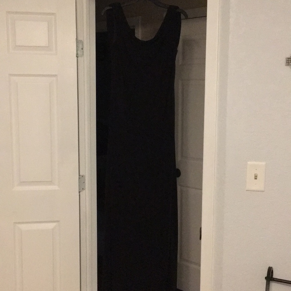 Black long dress